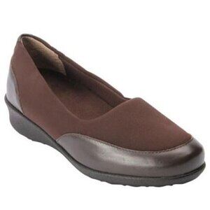 Drew Shoes Womens 9.5 Brown Leather Loafer New